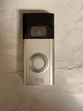 Ring 2nd Gen Video Doorbell - Color Satin/Bronze Nickel Tested Working